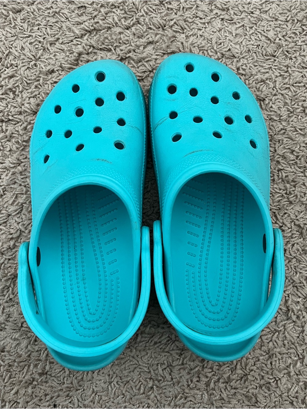 Women’s Aqua/Turquoise Crocs (classic clogs) shoes